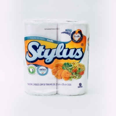 PAPEL TOALHA STYLUS C/2
