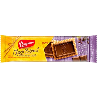 CHOCOBISCUIT MEIO AMARGO 80GR