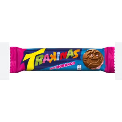 BISCOITO RECH. TRAKINAS MORANGO 126G