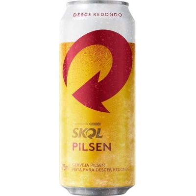 CERVEJA SKOL PILSEN LATÃO 473ML