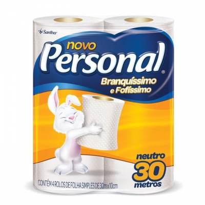 PAPEL HIGIENICO PERSONAL NEUTRO 4X30M