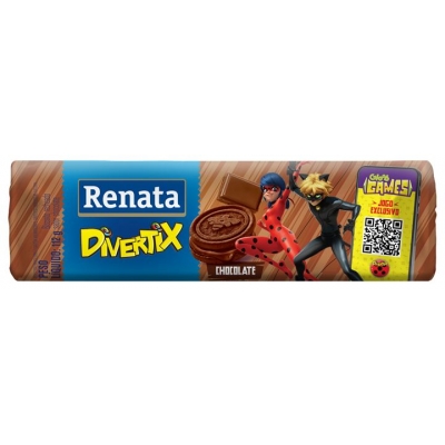BISC. DIVERTIX RENATA CHOC. 112G