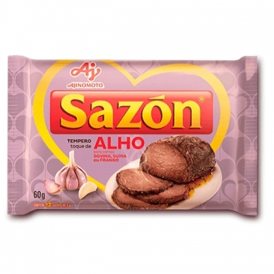 TEMPERO EM PO SAZON ALHO 60G