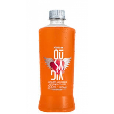 COQUETEL ALCOOLICO OUSADIA PESSEGO 500ML