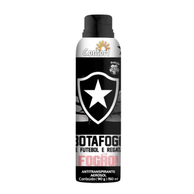 Desodorante Confort Botafogo Aerosol 150ml