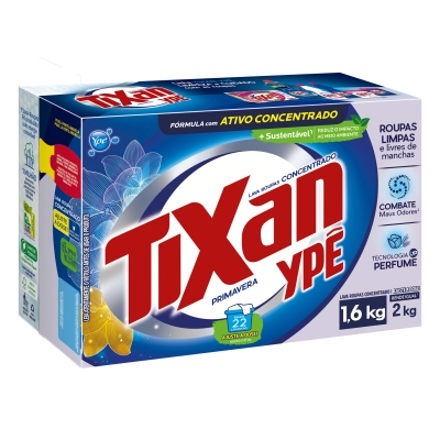 LAAVA ROUPAS EM PO TIXAN PRIMAVERA CX 1,6kG