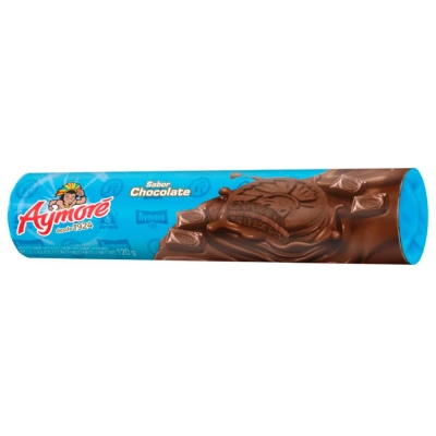 BISC.RECHEADO CHOCOLATE AYMORE 120G