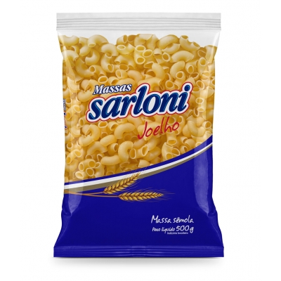 MACARAO SEMOLA SARLONI JOELHO 500G