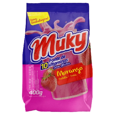 MISTURA MORANGO MUKY 400G