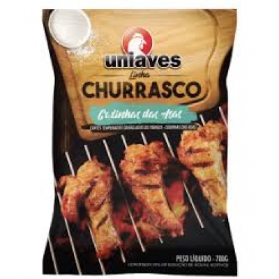 COXINHA DA ASA DE FRANGO UNIAVES CHURRASCO 700G