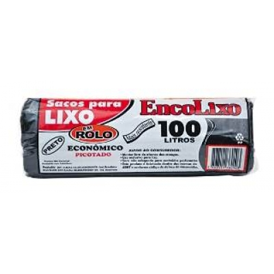 SACO LIXO PRETO ENCOLIXO 100L