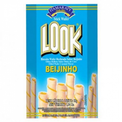 BISCOITO WAFER LOOK BEIJINHO 55G